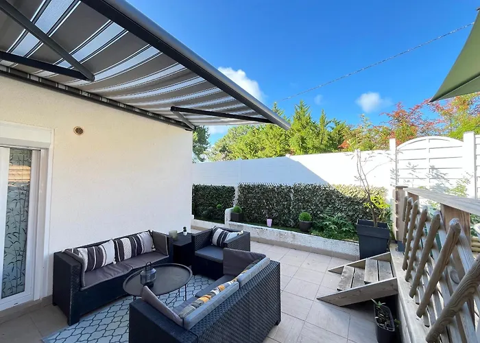 펜션 Maison Familiale A Avec Climatisation - Fr-1-319-420 아르카숑